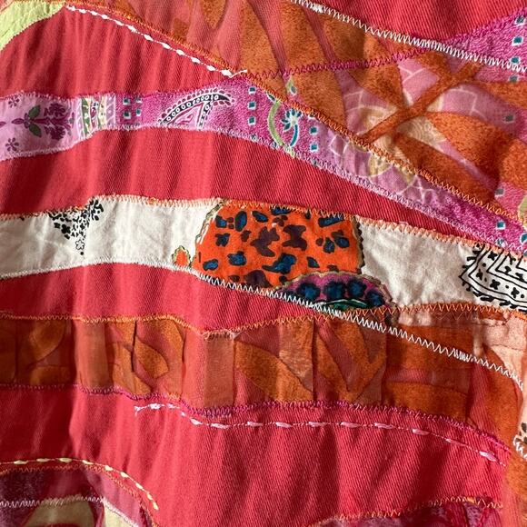 Coldwater Creek Jacket Size Petite Small Embellished Beaded Embroidered Boho - Picture 12 of 13